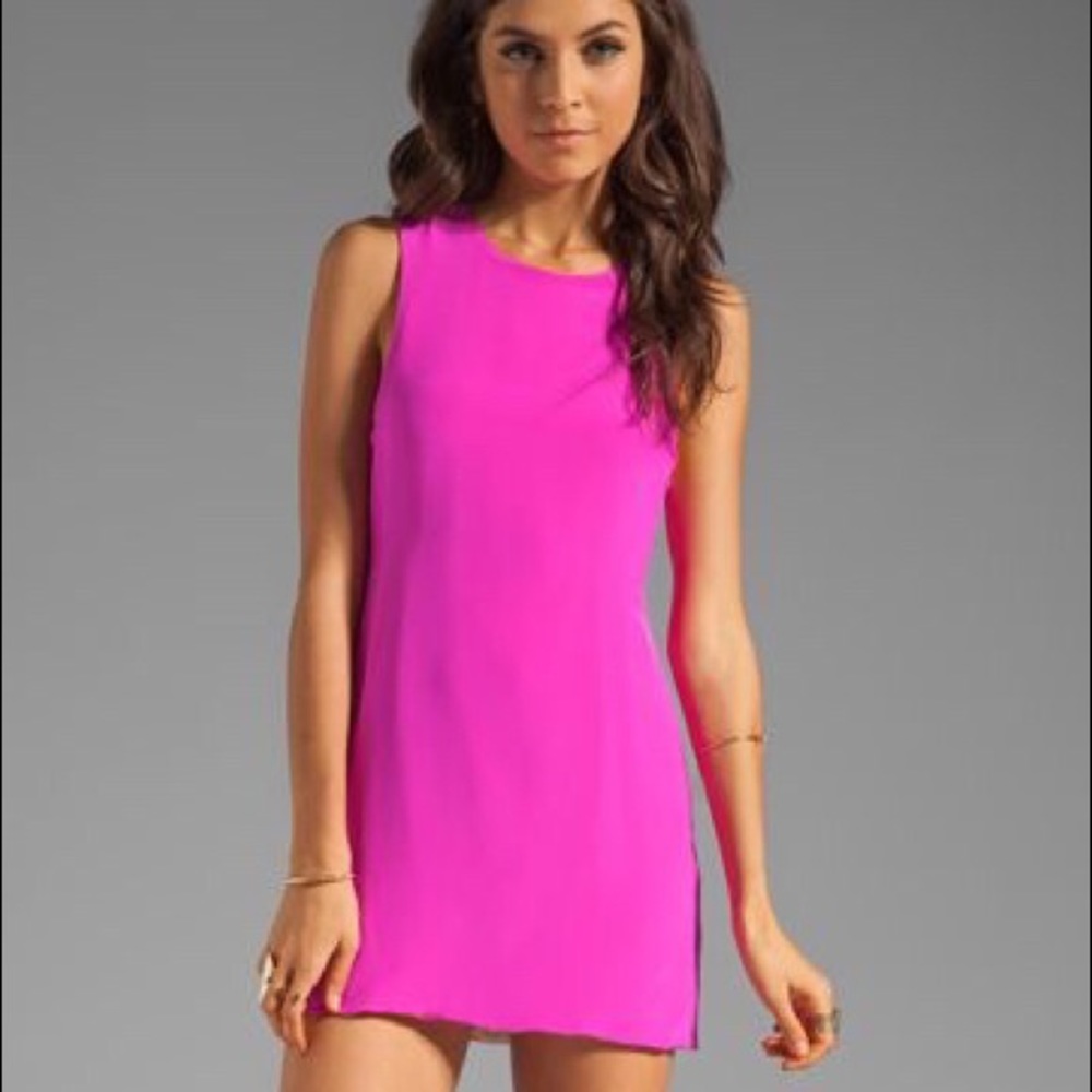 Naven Hot Pink Mini Dress